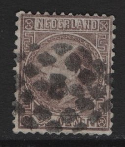 Netherlands  #11  used  1867  used  25c  William III