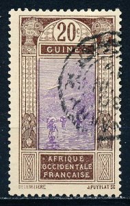 French Guinea #74 Single Used