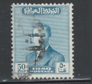 Iraq 1954 King Faisal II 50f Scott # 154 Used