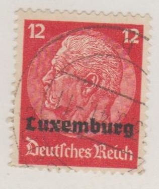 Germany Occupation - Luxembourg Scott #N7 Stamp - Used Single