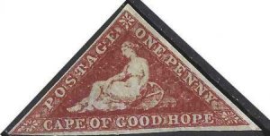 Cape of Good Hope 1861 SC 9 Used SCV $2500.00