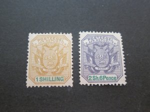 Transvaal 1896 Sc 173,174 MH