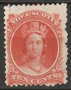 Nova Scotia 1860 Sc 12 MH*