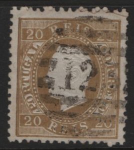 PORTUGAL, 39, USED, 1870-84, KING LUIZ