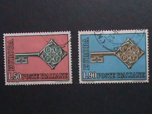 ITALIA-VERY OLD EUROPA USED STAMPS SET  VERY FINE WE SHIP TO WORLD WIDE