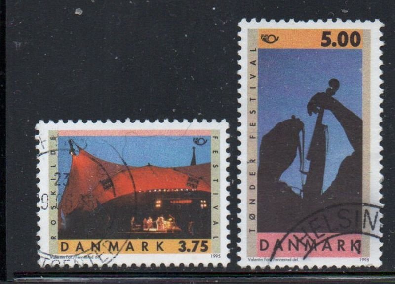 Denmark Sc 1031-1032 1995 Festivals stamp set used