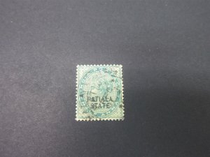 India Patiala 1891 Sc 13 FU