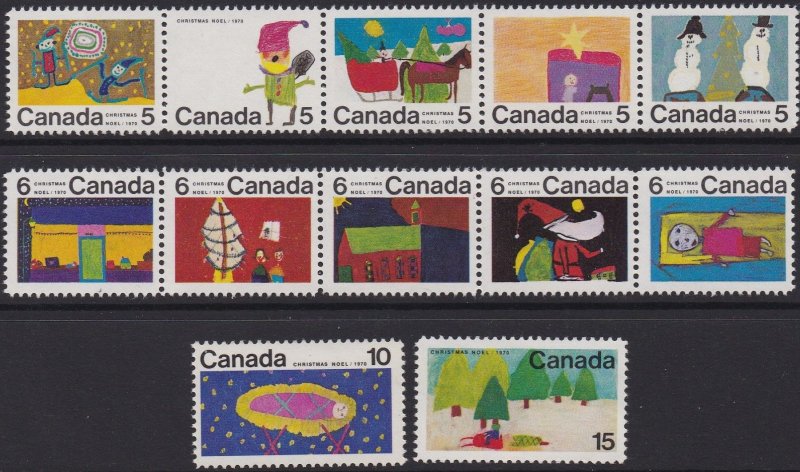 519-30 Christmas MNH