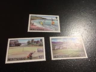 Montserrat sc 639,640,642 MNH