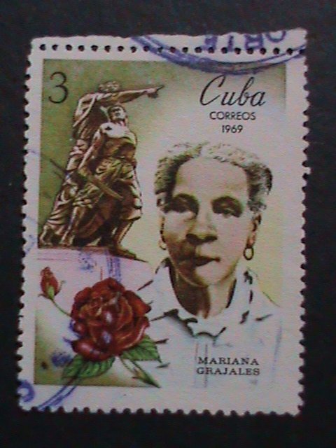 ​CUBA-1969 -SC#1388 WOMEN'S DAY-USED- VF WE SHIP TO WORLD WIDE AND COMBINED