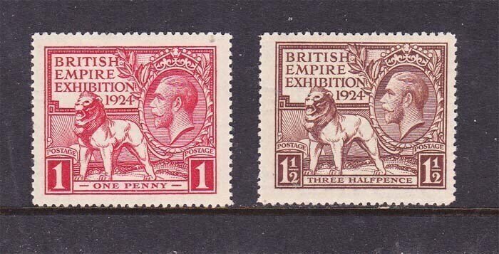 Great Britain 1924 KGV SG 430-431 set of 2 MH