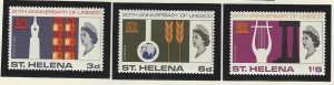 St. Helena  mnh sc 192-194