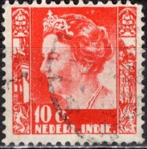 Netherlands Indies (Indonesia) 1934: Sc. # 173; Used Single Stamp