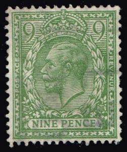 Great Britain #198 King George V; Used