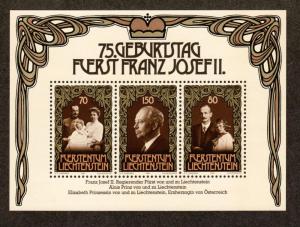 Liechtenstein # 710 Mint NH S/S!