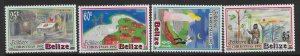 BELIZE SG1134/7 1992 CHRISTMAS SET MNH