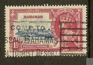 Bahamas, Scott #92, 1 1/2p Silver Jubilee, Used