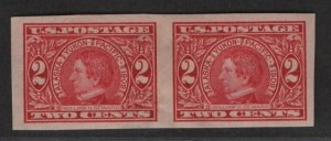 US Sc#371 M/H/VF, pair, Cv. $30