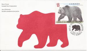 1997 Canada FDC Sc 1694 - Wildlife Definitives - Grizzly Bear