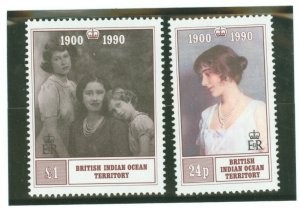 British Africa & Indian Ocean #106-107  Single (Complete Set) (Queen)