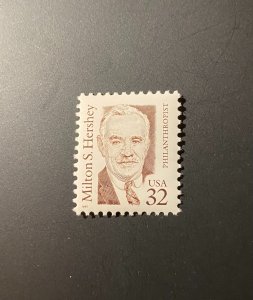 U.S. Scott #2933 Milton S Hershey OG Single Stamp & PCS First Day Cover Mint