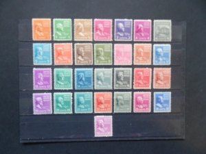 #803 - #831  1/2c - .50c Presidential Issues MNH OG F/VF #2d