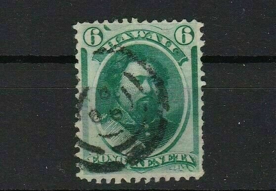 hawaii 1864 6 cent used stamp ref r13074