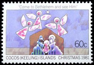 Cocos Islands #75-77, Complete Set(3), 1981, Never Hinged