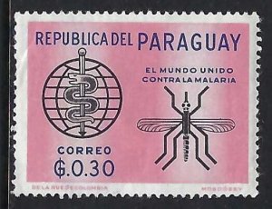 Paraguay 674 MOG MALARIA Z9522-3