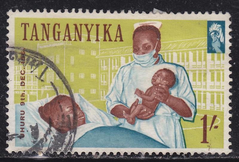 Tanganyika 51 Nurse with Newborn Baby 1961