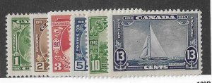 Canada Sc #211-216 set of 6 NH VF