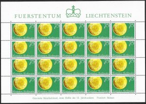 LIECHTENSTEIN (80) All different Sheets of stamps ALL Mint Never Hinged