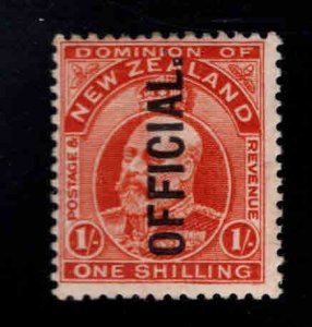 New Zealand Scott o37 MH*  Official overprint, CV$70 great stamp