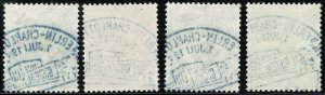 GERMANY BERLIN 1949 2pf-5m FULL SET USED (VFU) SG B1-B20 Wmk.230 P.14 SUPERB