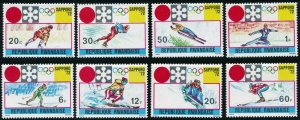 1972 Rwanda 479-486 1972 Olympic Games in Sapporo