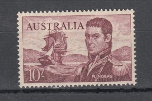 J42266 JL Stamps 1963-5 australia mlh #377, 10sh