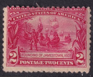 #329 Mint OG, Ave-F (CV $32.5 - ID33616) - Joseph Luft