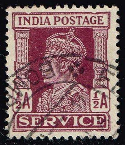 India #O106A King George VI - Official; Used (0.40)