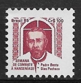 1985 Brazil RA21 Father Bento Dias Pacheco MNH