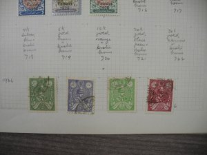 PERSIA, Excellent Stamp Collection hinged on pages