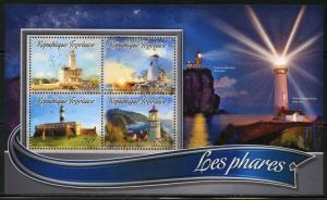 TOGO 2016 LIGHTHOUSES SHEET MINT NH