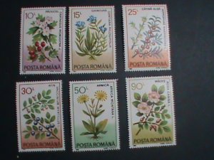 ​ROMANIA-1993-SC#3804-9 MEDICINAL PLANTS & FLOWERS -MNH  SET VERY FINE