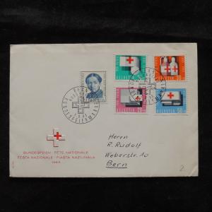 ZS-T565 RED CROSS - Switzerland, Fdc 1963 Cover