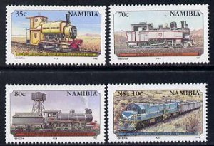 NAMIBIA - 1994 - Namib Railways Centenary - Perf 4v Set - Mint Light Hinged