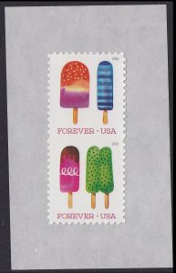 US 5285-5294 Frozen Treats partial forever die-cut pair set (10 stamps) 2018 