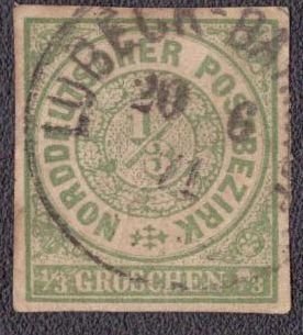 North German Confederation - 2 1868 Used