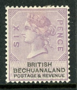 Bechuanaland  1888 British Colony QV 6p Lilac SG #14 Mint A840