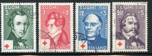 Finland # B87-90, Used.
