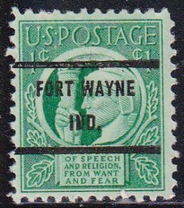 Precancel - Fort Wayne, IN PSS 908-71 - Bureau Issue