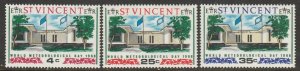 St. Vincent #256-258 MNH Full Set of 3